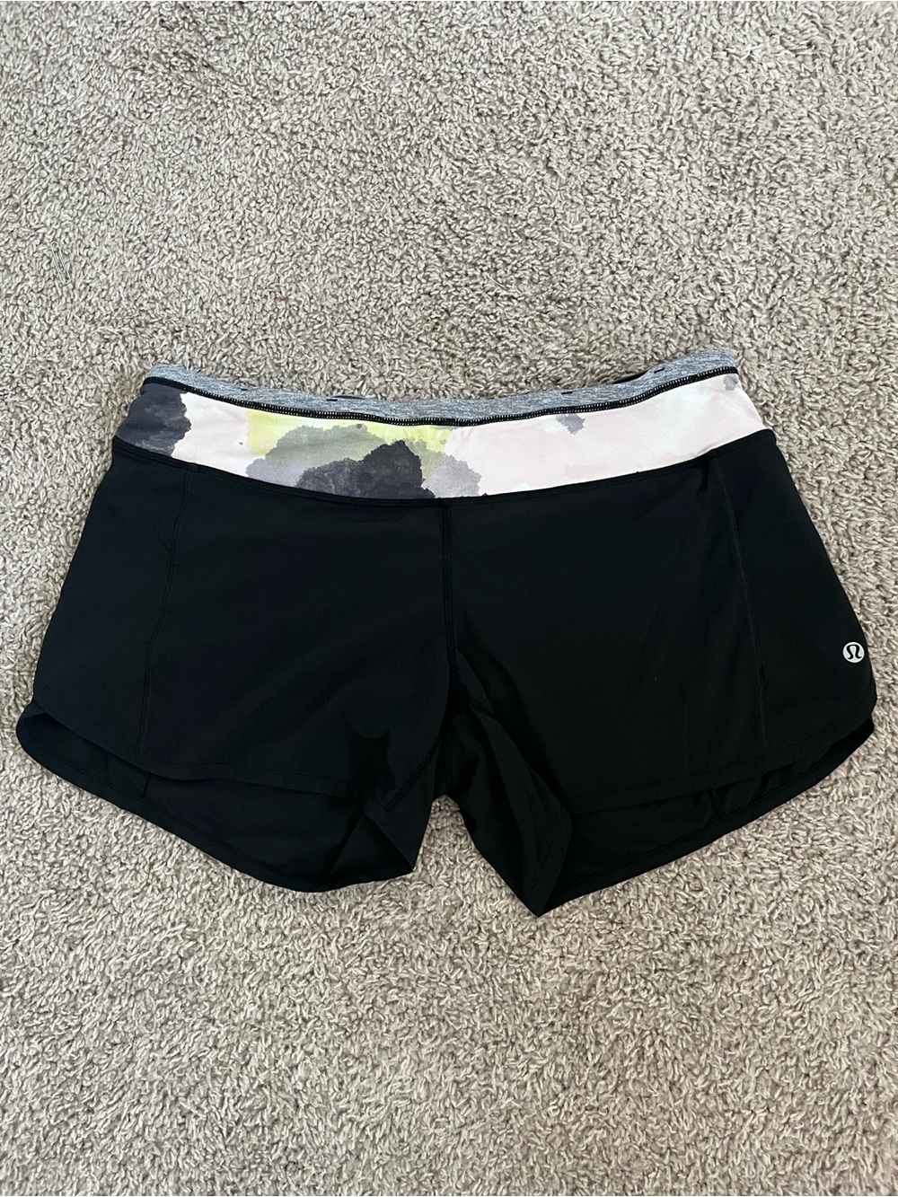 Lululemon Black Athletic Shorts Size 8